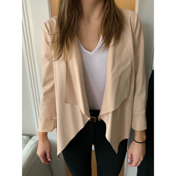 Zara Jackets & Blazers - Tan Faux Leather Zara Jacket